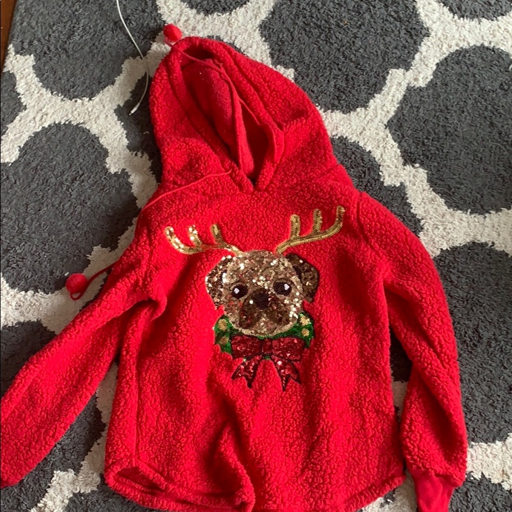 red hoodie